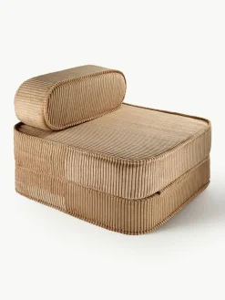 Kinder klapfauteuil Sugar van corduroy