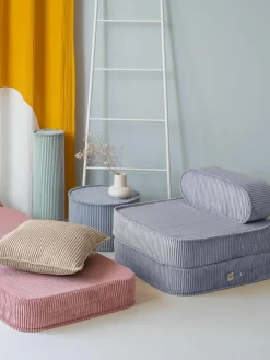 Kinder klapfauteuil Sugar van corduroy