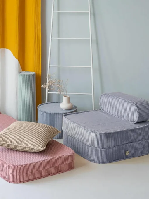 Kinder klapfauteuil Sugar van corduroy