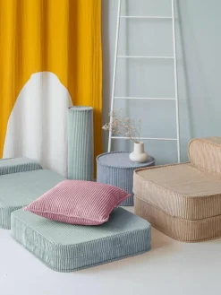Kinder klapfauteuil Sugar van corduroy