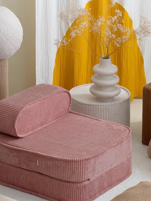 Kinder klapfauteuil Sugar van corduroy