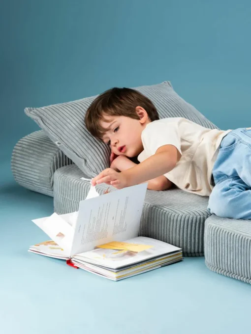 Kinder klapfauteuil Sugar van corduroy