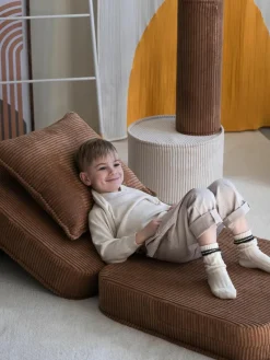 Kinder klapfauteuil Sugar van corduroy