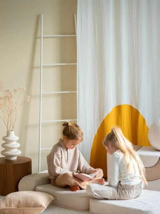 Kinder klapfauteuil Sugar van corduroy