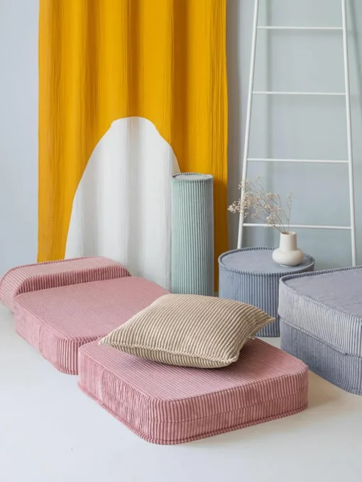 Kinder klapfauteuil Sugar van corduroy