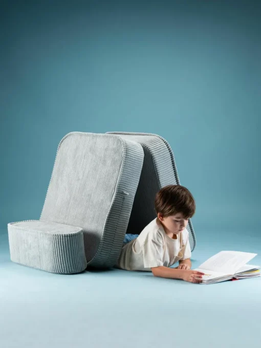 Kinder klapfauteuil Sugar van corduroy
