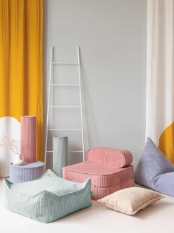 Kinder klapfauteuil Sugar van corduroy