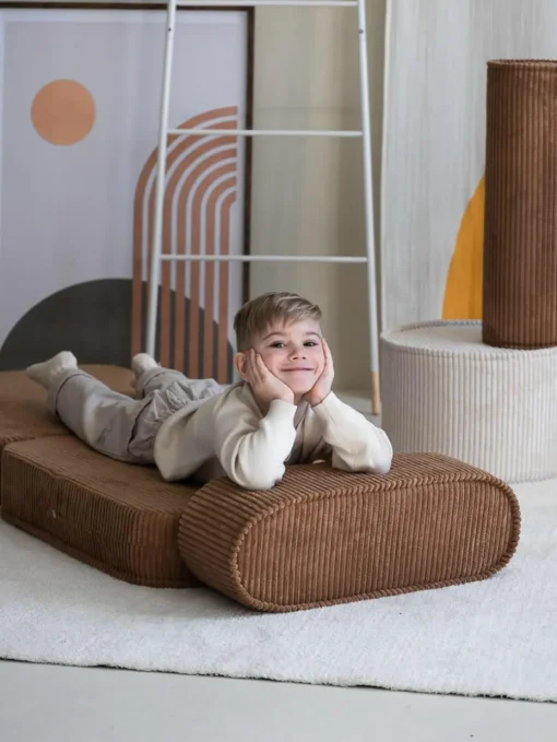 Kinder klapfauteuil Sugar van corduroy