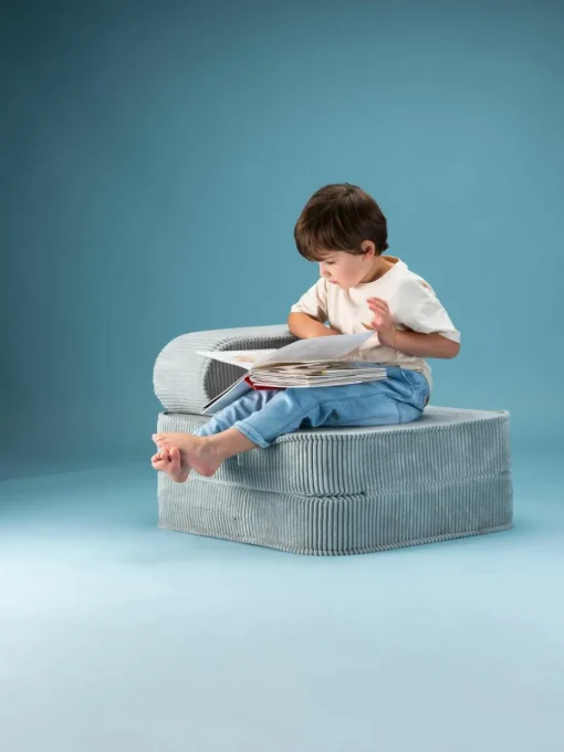 Kinder klapfauteuil Sugar van corduroy