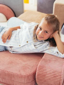 Kinder klapfauteuil Sugar van corduroy