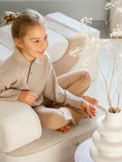 Kinder klapfauteuil Sugar van corduroy