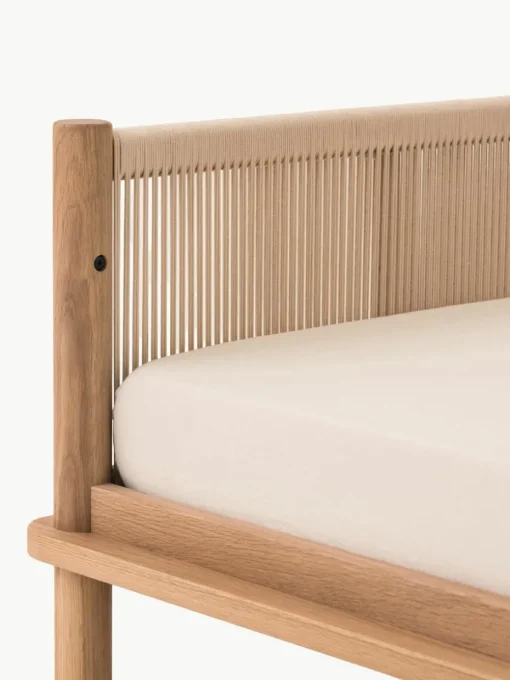Kinderbed Latitude van eikenhout, 70 x 140 cm