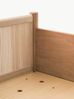 Kinderbed Latitude van eikenhout, 70 x 140 cm