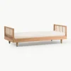 Kinderbed Pure van eikenhout, 90 x 200 cm