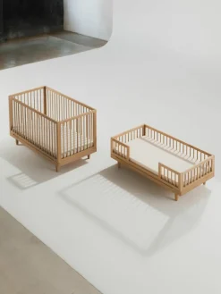 Kinderbed Pure van eikenhout, 70 x 140 cm
