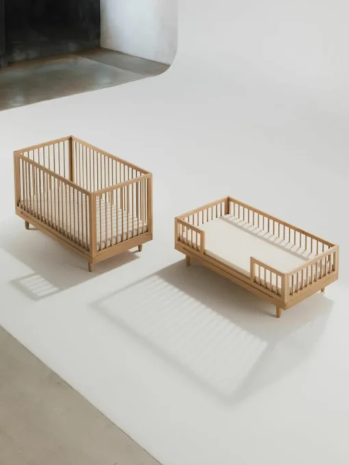 Kinderbed Pure van eikenhout, 70 x 140 cm