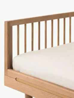 Kinderbed Pure van eikenhout, 90 x 200 cm