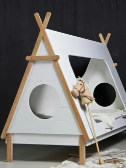 Kinderbed Tipi van grenenhout, 90 x 200 cm