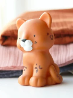 Kinderkamerlamp Leopard met timerfunctie