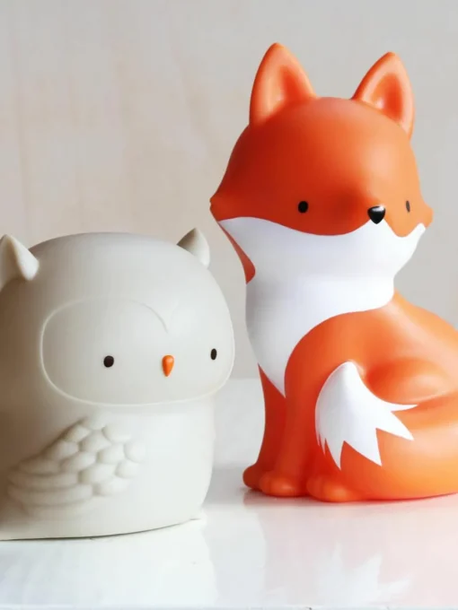 Kinderkamerlamp Owl met timerfunctie