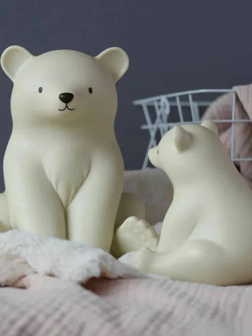 Kinderkamerlamp Polar Bear met timerfunctie