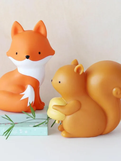 Kinderkamerlamp Squirrel met timerfunctie