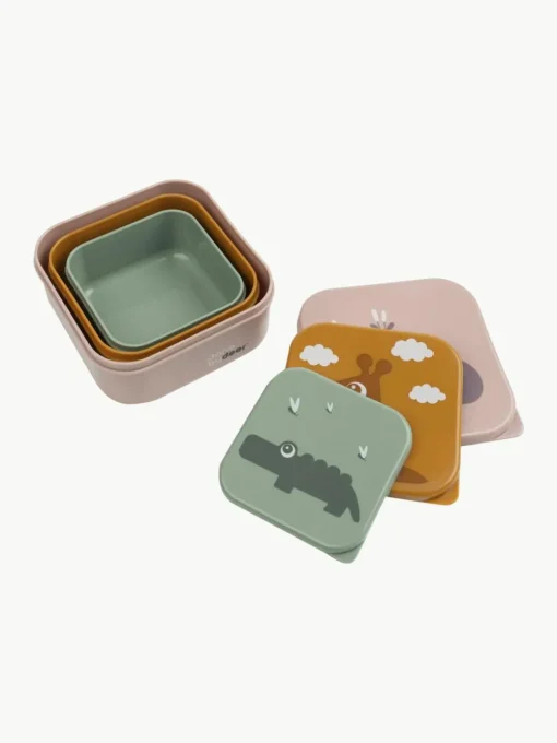 Kinderlunchbox Deer Friends, set van 3