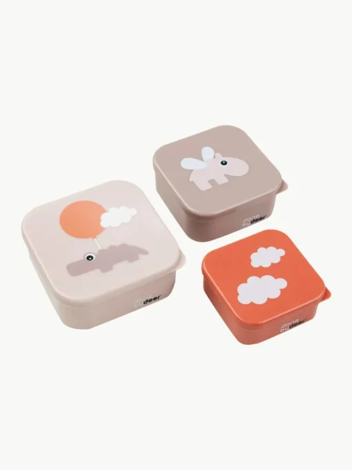 Kinderlunchbox Happy Clouds, set van 3