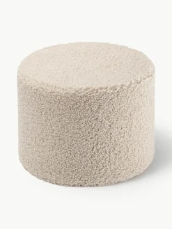 Kinderpoef Sugar uit teddy, Ø 40 cm