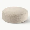 Kinderpoef Sugar uit teddy, Ø 65 cm