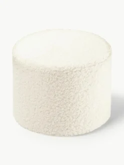 Kinderpoef Sugar uit teddy, Ø 40 cm