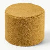 Kinderpoef Sugar uit teddy, Ø 40 cm