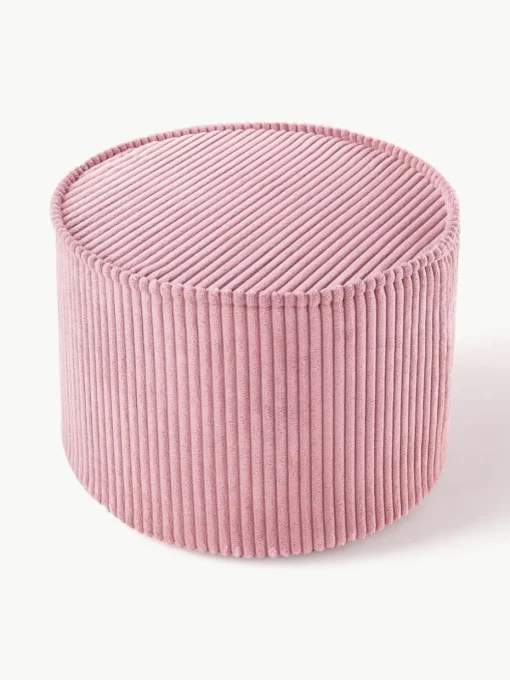 Kinderpoef Sugar van corduroy, Ø 40 cm