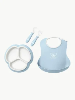 Kinderservies Bliss met slabbetje, 4-delig
