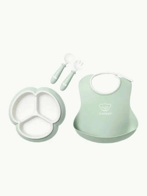 Kinderservies Bliss met slabbetje, 4-delig