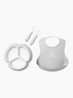 Kinderservies Bliss met slabbetje, 4-delig