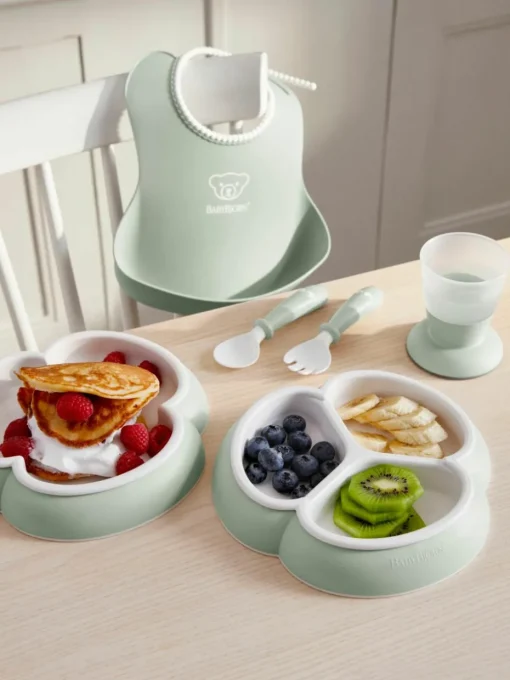 Kinderservies Bliss met slabbetje, 8-delig