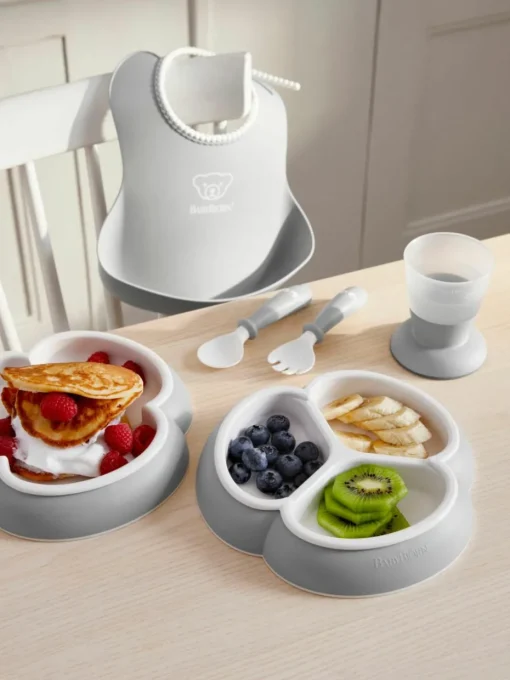 Kinderservies Bliss met slabbetje, 8-delig