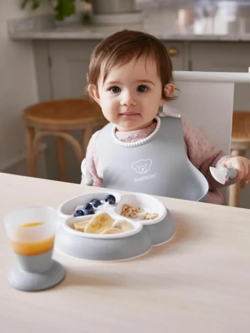 Kinderservies Bliss met slabbetje, 4-delig