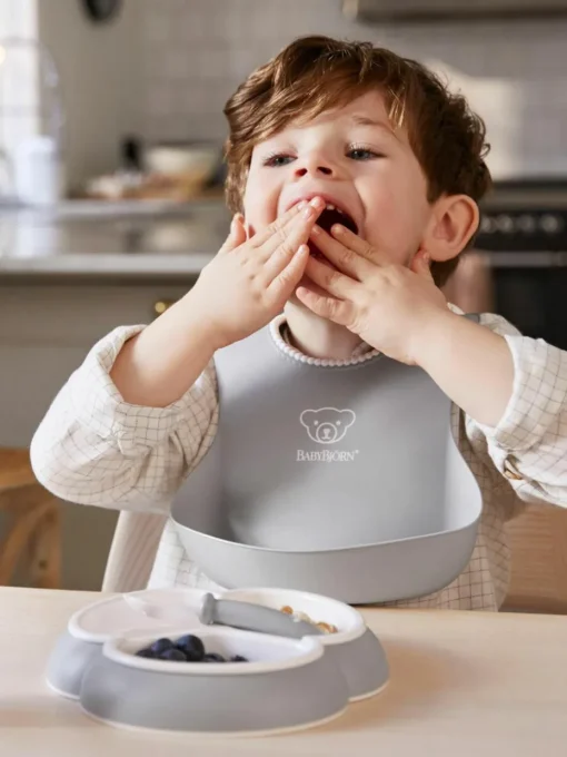 Kinderservies Bliss met slabbetje, 4-delig