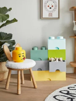Kinderstoel Bunny van rubberhout met stoelkussen