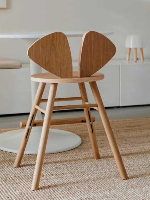 Kinderstoel Mouse van eikenhout