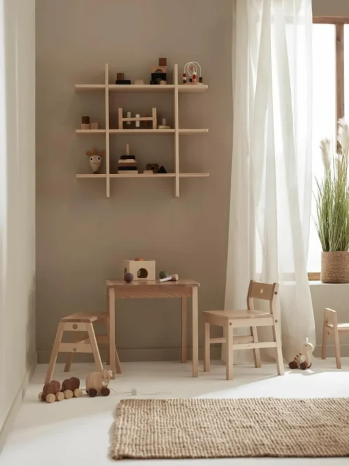 Kinderstoel Saga van beukenhout