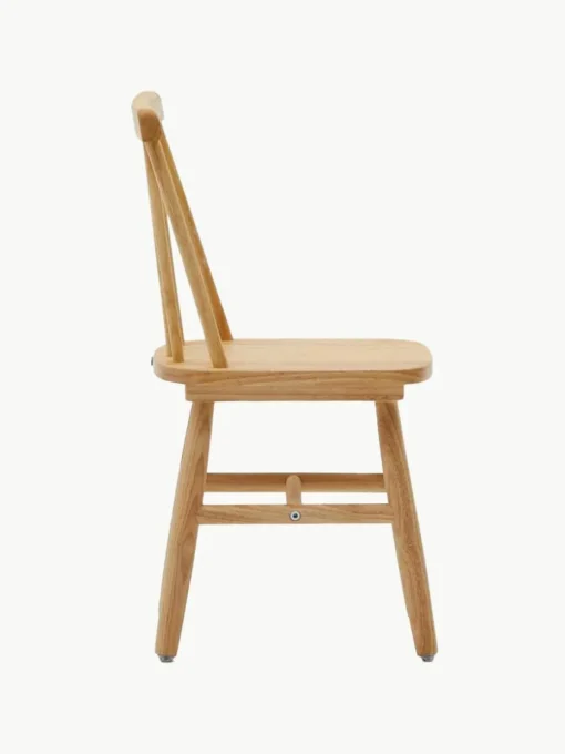 Kinderstoelen Tressia van rubberhout, 2 stuks