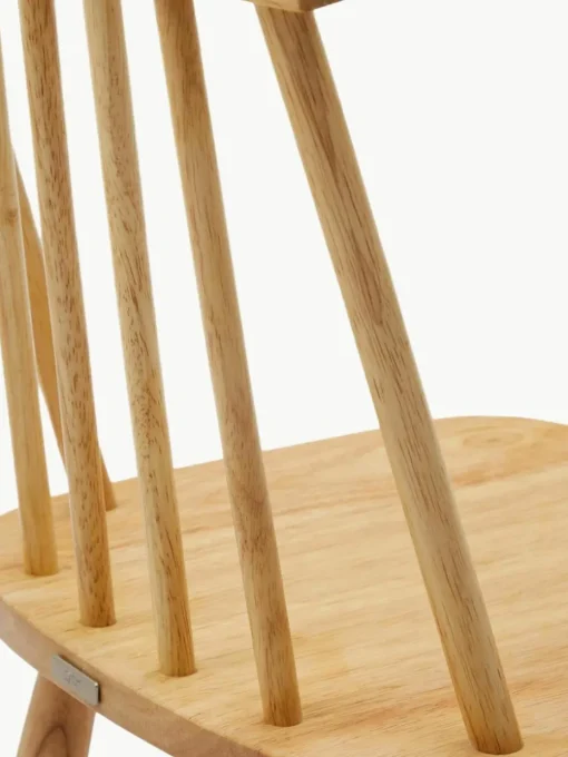 Kinderstoelen Tressia van rubberhout, 2 stuks