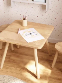 Kindertafel Dilcia van rubberhout