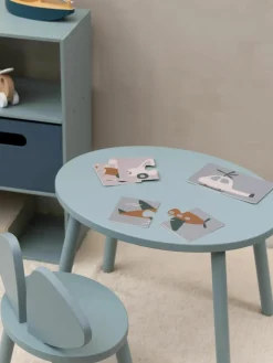Kindertafel Mouse met kinderstoel, set van 2