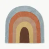 Kindervloerkleed Rainbow in de vorm van een regenboog