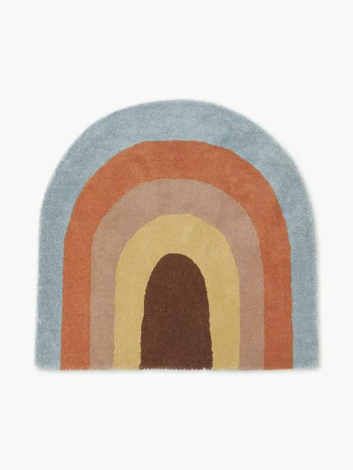 Kindervloerkleed Rainbow in de vorm van een regenboog