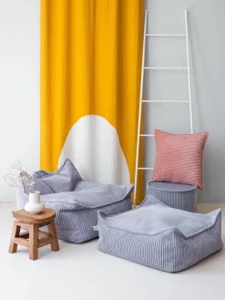 Kindervloerkussen Sugar van corduroy
